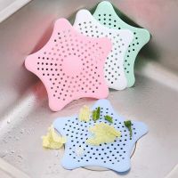 Creative Five-pointed Star Floor Drain Starfish Floor Drain Kitchen Sink Anti-clogging Bathroom Filter Sewer Deodorant Dishracks Sink accessories