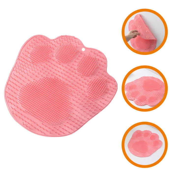 Chaoshihui Suction Cup Back Scrubber Body Scrubber Mat Wall Mounted Back Scrubber Mat Nonskid