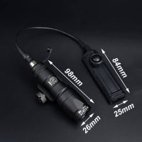 Tactical Flashlight Surefir M300 M300A Dual Function Remote Tail Switch Mini Scout Light Weapon Hunting Light