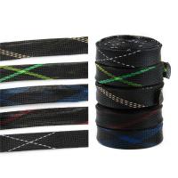 5 Colors 25mm Cable Sleeve Wire Mesh Shock For Cable Sets 150 Expandable PET Nylon Wire Protecting Braided Cable Sleeves 5M