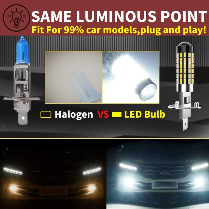 2x-h1-6000k-super-bright-white-drl-led-bulb-kit-high-beam-78-4014chips-fog-lamp-driving-light-for-auto-12v-accessoire-voiture