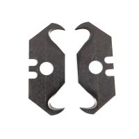 Special Offers 10Pcs 49Mm*19Mm Heavy Duty Steel Hook Blades Utility Spare Parts Pocket Pointed Blade Tool