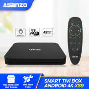 Smart Box Android Box 4K Asanzo XS9 Miễn Phí 2 Tháng VTVcab ON VIP