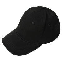 Kids Plain Baseball Cap Girls Boys Junior Childrens Hat Summer-Black