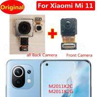 ด้านหน้าของแท้กล้องเซลฟี่เหมาะสำหรับ Xiaomi Mi 11 Mi11 5G กล้องด้านหลังขนาดใหญ่ด้านหลังกล้องมองหลัง M2011K2G M2011K2C เฟล็กซ์