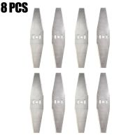 【LZ】❂▣❐  Garden Metal Replacement Knives Blade Fittings Hole Trimmer Lawn Replacement Grass Mower 150mm 3 Sobressalentes 8Pcs Lâminas para Ferramentas