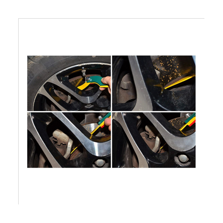 Brake Lining Thickness Gauge, Steel Automotive Brake Pad Measuring Tool