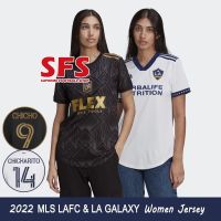 shot goods 【SFS】 Top Quality 2022 Women Jersey LA Galaxy LAFC Soccer Football Jersey Ladies T-shirt Female Sports Jerseys Tight Design S-2XL