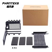 PHANTEKS GPU Vertical Installation Bracket VGA Rotary Stand Extension Wire Anti Interference X16 Graphics Card Holder PCI-E 3.0 Cables