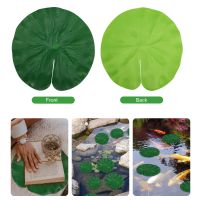 16 Pcs Simulated Lotus Leaf Artificial Plants Pond Decoration Ornament Lake Floating Leaves Decorate Simulation Eva