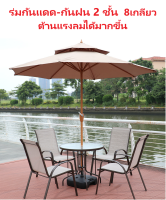 ร่ม2ชั้น8เหลี่ยม ร่มรีสอร์ท ร่มสองชั้น ร่มร้านค้า ร่มกันฝน ร่มร้านกาแฟ ร่มแม่ค้าขายของ ร่มตกแต่ง ร่มหรูหรา ร่มโบราณ