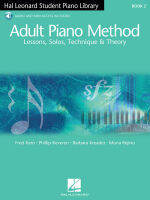 หนังสือเปียโน Hal Leonard Adult Piano Method : Method Book (Book &amp; Audio) Book 2