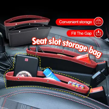 Seat Slit Gap Pocket Interior Accessories Phone Key Holder Leather Car Seat  Gap Slot Storage Box Gap Plug Filler Car - buy Seat Slit Gap Pocket  Interior Accessories Phone Key Holder Leather