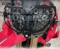 อุปกรณ์เสริมสำหรับฮอนด้า CRF 250L 300L CRF300L CRF250L แรลลี่2017-2023ที่ครอบอุปกรณ์ปกป้องป้องกันหลอดไฟหน้าไฟหน้า