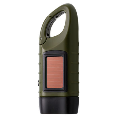 Portable Manual Charged Hand Crank Solar Powered Rechargeable Emergency Light for Outdoor Camping