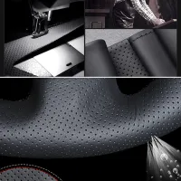 Car Steering Wheel Cover Hand-stitched Non-Slip Black Artificial Leather For BMW F30 F31 F34 F20 F21 F22 F23