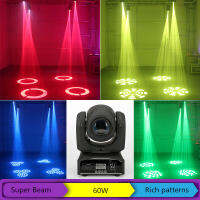 60W Moving Head Light 8 Gobo Rainbow 8 Colors 9 / 11 Channels LED Stage Gobo Pattern Lamp For Disco Club Party Wedd