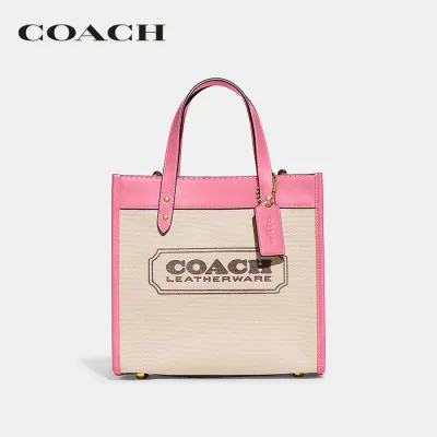 COACH กระเป๋าทรงสี่เหลี่ยมผู้หญิงรุ่น Field Tote 22 สีครีม CH740 B4VPL