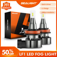 SEALIGHT 2PCS Fog Light H11 LED Bulbs 6000K 15W 6000LM Light Car Fog Light Driving Day Running Lamp Auto LF1 Canbus Car Light