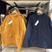 UNIQLO U Dành Cho Nam Và Nữ Phí Dụng Cụ Đeo Leo Núi Áo Khoác Có Mũ Trùm