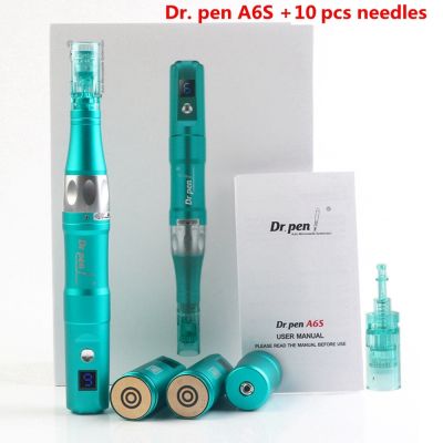 Dr Pen A6S Professional Microneedling  With 12Pcs Needle Cartridge  Dermapen Micro Needle Skin Care Tools