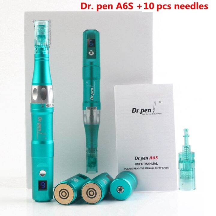 dr-pen-a6s-professional-microneedling-with-12pcs-needle-cartridge-dermapen-micro-needle-skin-care-tools