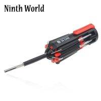 【CW】 8 In 1 Slotted Phillips Screwdriver With Folding Bits Multitool Household Repair