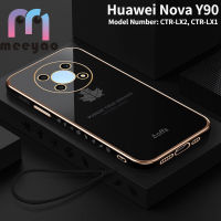 เคส Huawei Nova Y90 ดีไซน์ใหม่ใบเมเปิลนิ่มโทรศัพท์เคสสำหรับหัวเหว่ย Huawei Nova Y90 CTR-LX1 CTR-LX2