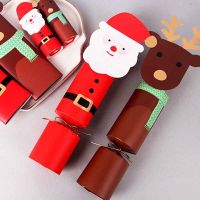 10pcs Christmas Candies Gift Box Packaging Cookies Creativity Bags Wrapping Paper Bag Exquisite Wedding Birthday Party Decor DIY Gift Wrapping  Bags