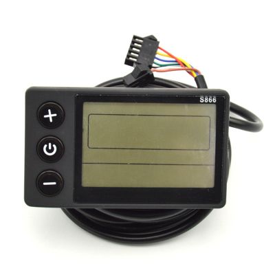S866 Electric Bicycle Display LCD Meter for Intelligent Controller Ebike Panel SM Plug Electric Bike