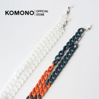 KOMONO Cord Brooks XS Neon Night สายคล้องแว่น สีทูโทน