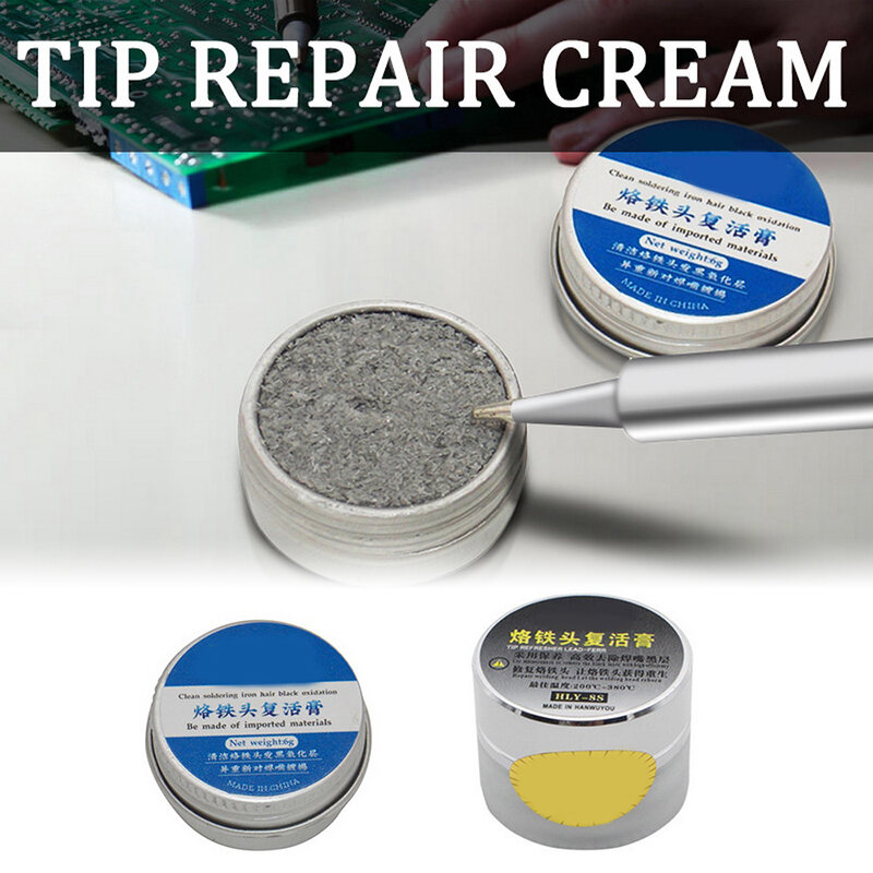 Solder Soldering Iron Tip Tinner Cleaner Scrub Refresher Refreshing 35g 