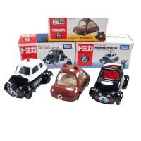 Takara Tomy Tomy Tomica Kumamon Police Kumamon ต่างหูสีน้ำตาลรถยนต์โลหะหล่อแข็งของเล่นโมเดล1:50เครื่องประดับคอลเล็กชันเด็กของขวัญ