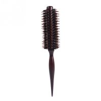 Lanqistore Professional Wooden Handle Anti-static Curly Hair Comb Hairdressing Radial Round Brush