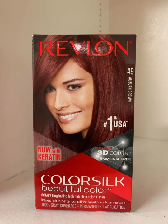 Shipinas Revlon Colorsilk Beautiful Color - 49 Auburn Brown | Lazada PH