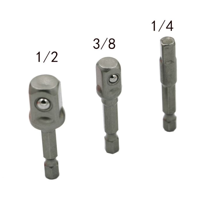 1-3pcs-chrome-vanadium-steel-socket-adapter-seth-ex-shank-to-1-4-quot-3-8-quot-1-2-quot-extension-drill-bits-hex-bit-set-power-tools