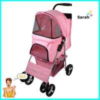 รถเข็นสัตว์เลี้ยง DOOGO LITETRAX 15 กก. สีชมพูPET STROLLER DOOGO LITETRAX 15KG PINK **ด่วน ของมีจำนวนจำกัด**