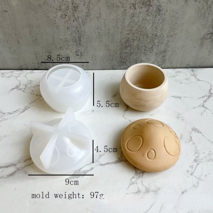 plaster-molds-gypsum-cup-concrete-epoxy-resin-mould-pots-home-decor-diy-candle-mushroom-silicone-mold
