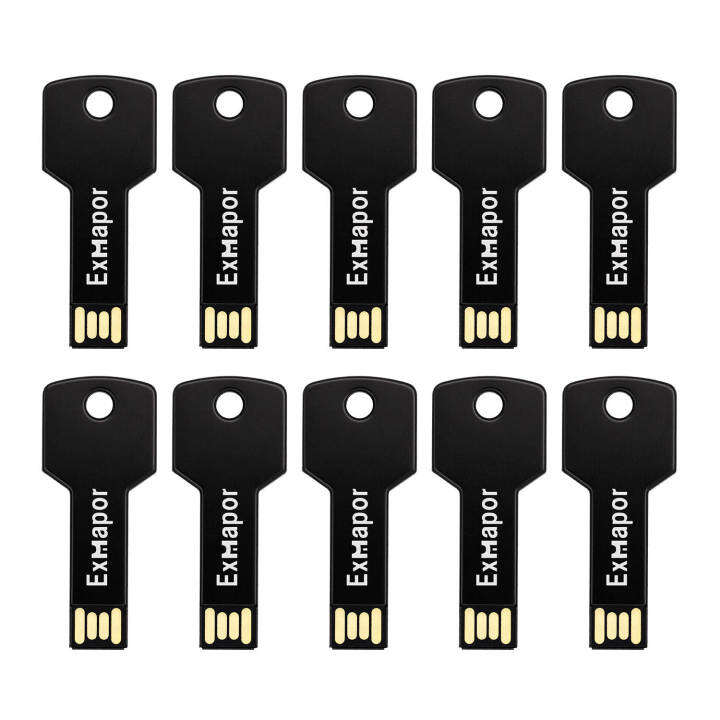 Flash Drive, Exmapor USB Flash Drive 1，2，4，8 GB X 10 Bulk Memory Stick