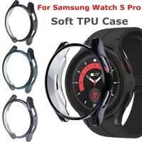 เคสพีซีสำหรับ Soft TPU Protective Case For Samsung Galaxy Watch 5 Pro 45MM Half-pack Hollow Screen Protector Bumper on Galaxy Watch5 Pro Shell