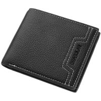 Vintage Money Bag Slim Wallet for Men Wallet Solid Color High Quality Multi Card Men Wallet