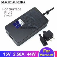 ที่ชาร์จอะแดปเตอร์สำหรับแล็ปท็อป2.58A 15V 1796 1800ของแท้พื้นผิวใหม่ Pro5 Pro6 Microsoft 44W