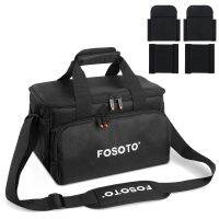 Fosoto Portable Professional Camera Bag Carrying Shoulder Bags for Canon Accessories Sony a6000 a7 iii Nikon Instax Powershot