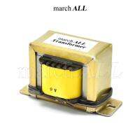 MarchAll หม้อแปลงไฟฟ้า 2A แท้ แรงดัน เอาพุต 9V โวลต์ AC ชนิด EI TRANSFORMER ไฟเดี่ยว 2 สายไฟ  นำไปต่อ เรคติไฟเออร์ หรือ ต่อตรงได้ เป็นภาคจ่ายไฟได้ทุกวง