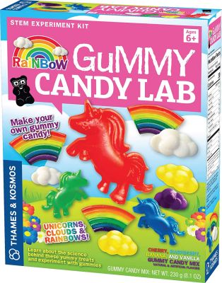 Thames &amp; Kosmos Rainbow Gummy Candy Lab ทำขนมกัมมี่ของคุณเองในรูปทรงและสีสุดเจ๋ง - ยูนิคอร์น เมฆ และสายรุ้ง 990 - บาท