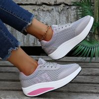 HOT★Shoes for Women 2023 New Women Sneakers Casual Sports Shoes Thick Sole Platform Shoes Mesh Breathable Fashion Single Shoe