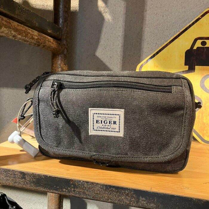 EIGER TAS WANITA SLING POUCH BTR CANVAS WS BLK 2L Lazada Indonesia