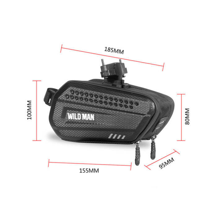 wild-man-es7-จักรยานอานกระเป๋า-hardshell-กันฝนจักรยานด้านหลังกระเป๋าจักรยานเสือภูเขาสะท้อนแสง
