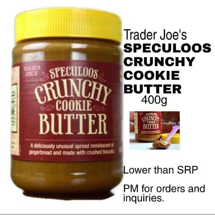 Original Trader Joe's SPECULOOS CRUNCHY COOKIE BUTTER 400g Lazada PH