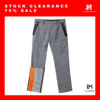 (SIX P.M.) IMBALANCE STRAIGHT TROUSERS / กางเกงชาย ทรงตรง ดีเทลการพับชายขาไม่สมมาตร ยูนิเซกส์ / AW19